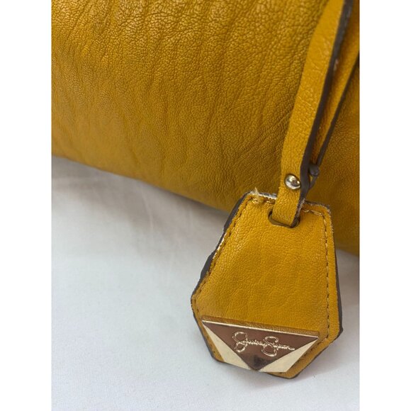 Jessica Simpson Mustard Large Mackenzie Double Handle Crossbody/Satchel - Picture 5 of 9